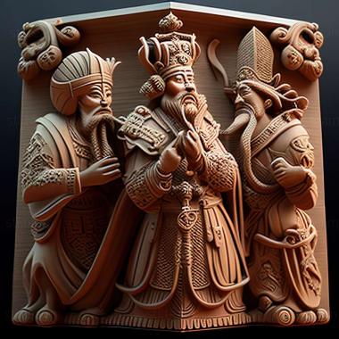 3D модель An Elite Meet and Greet Four Heavenly Kings Goy and Doh c (STL)